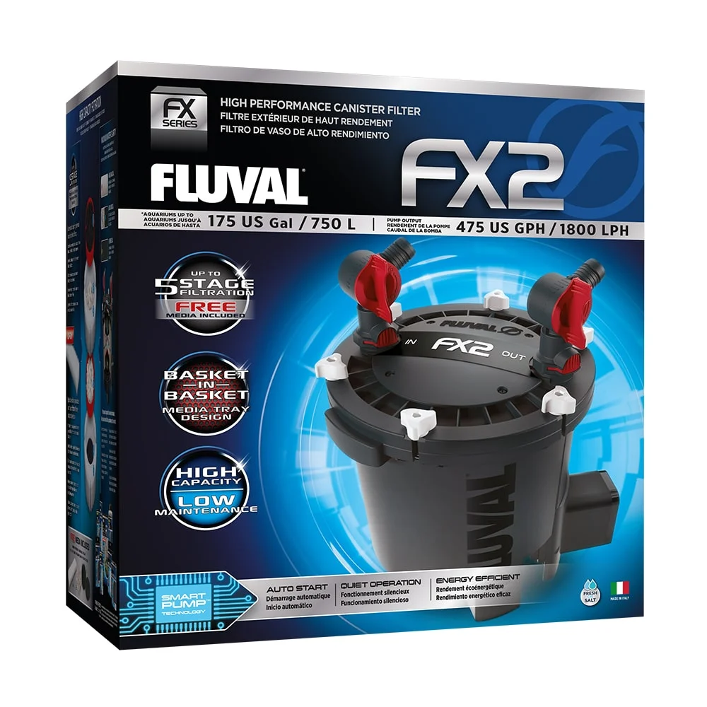 Fluval FX2 External Filter 230-240V 50HZ CE (750L, 1800 LHP)