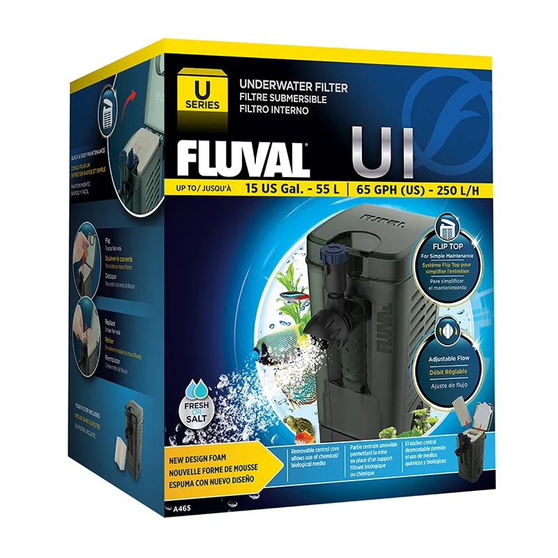 Fluval U1 Underwater Filter (55L, 250 LPH)