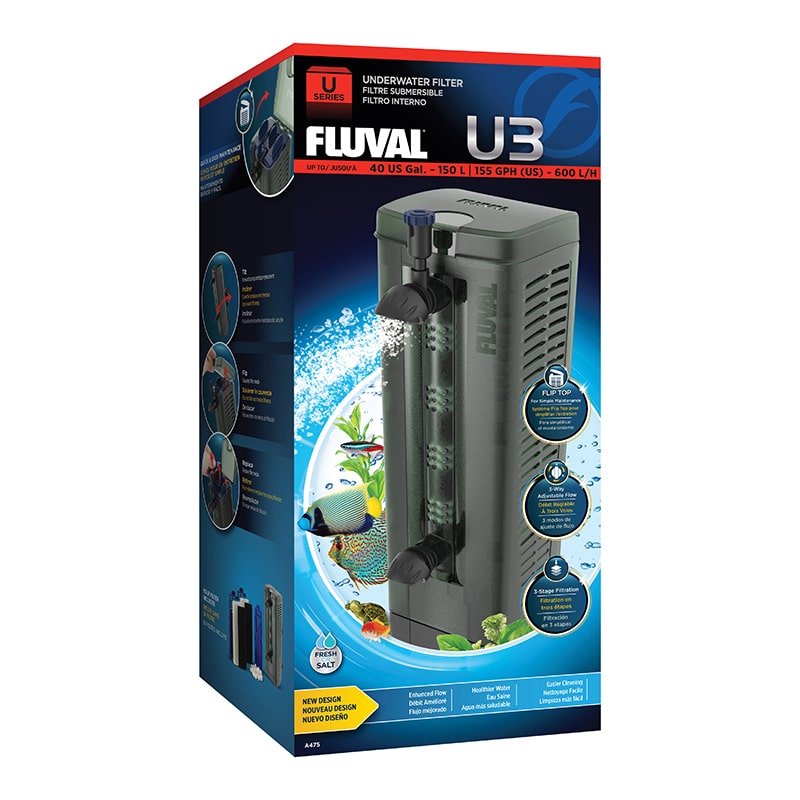 Fluval U3 Underwater Filter (150L, 600 LPH)